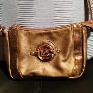 MC bronze color over the shoulder bag crossbody
